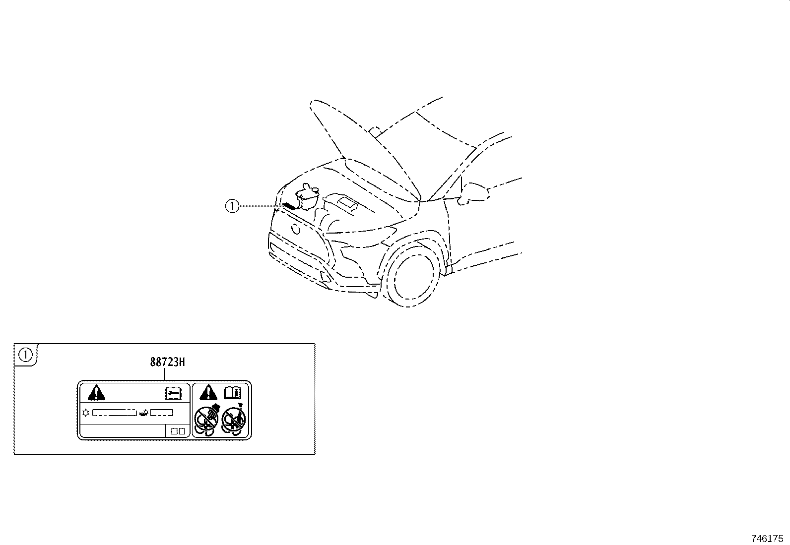 42661-0A440 LABEL, TIRE PRESSURE INFORMATION product image