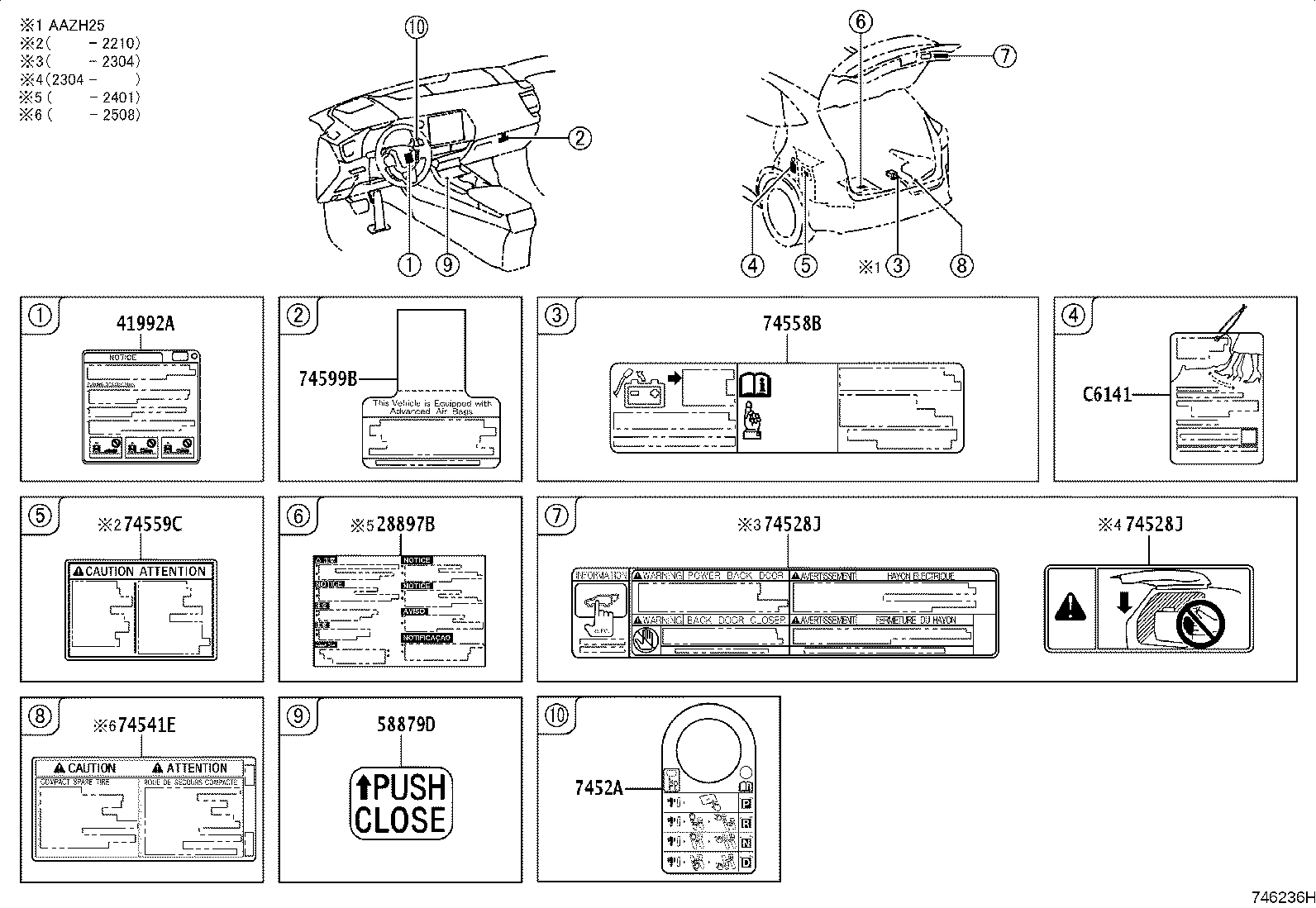 Toyota 11298-F0171 LABEL, EMISSION CONTROL INFORMATION