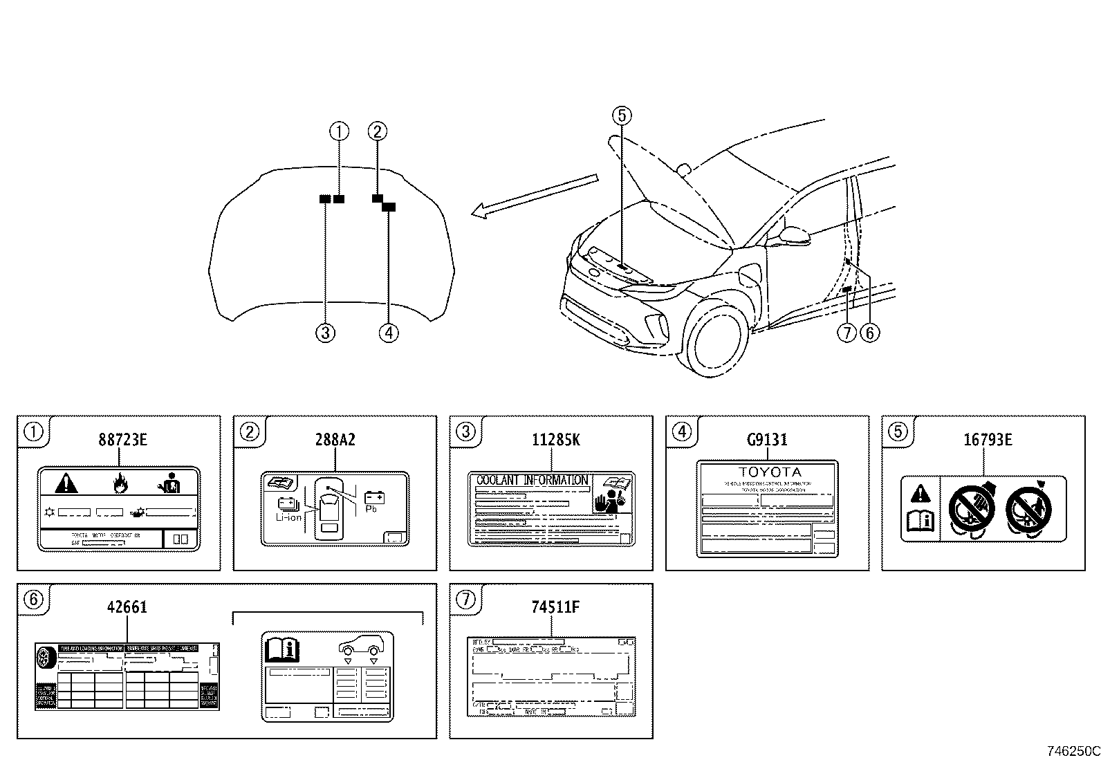 Toyota 288A2-10010 Genuine Toyota Part