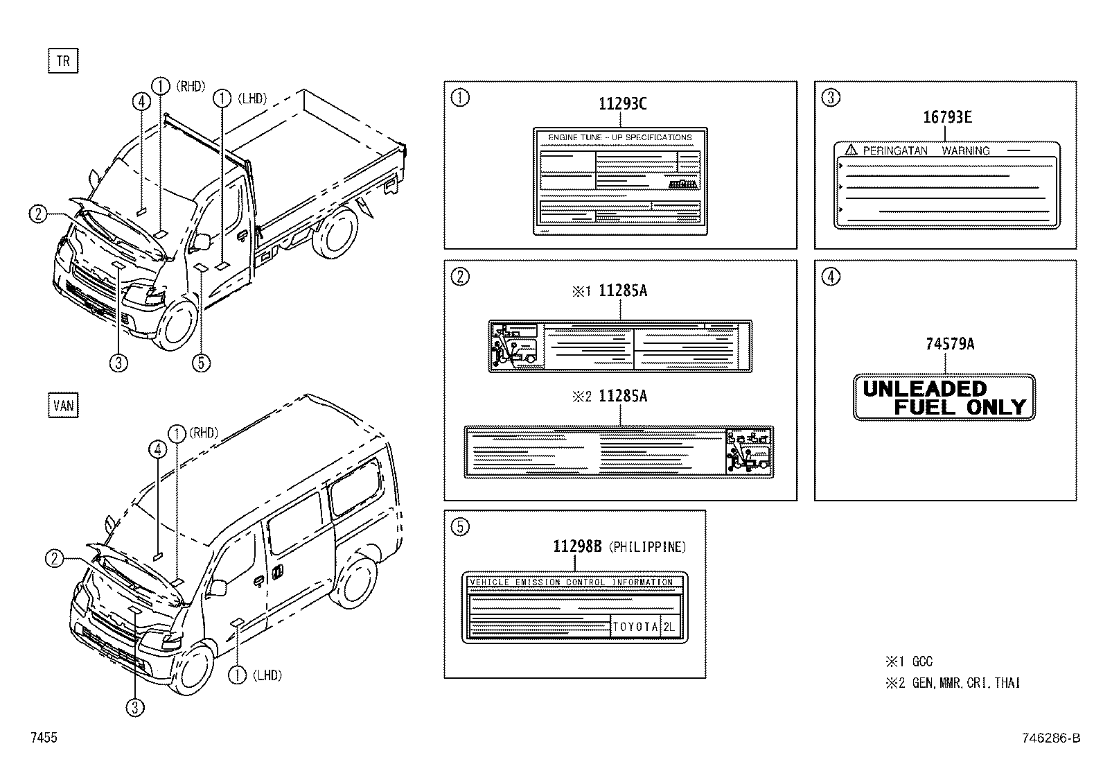 11285-BZ140 LABEL, COOLANT SYSTEM NOTICE product image