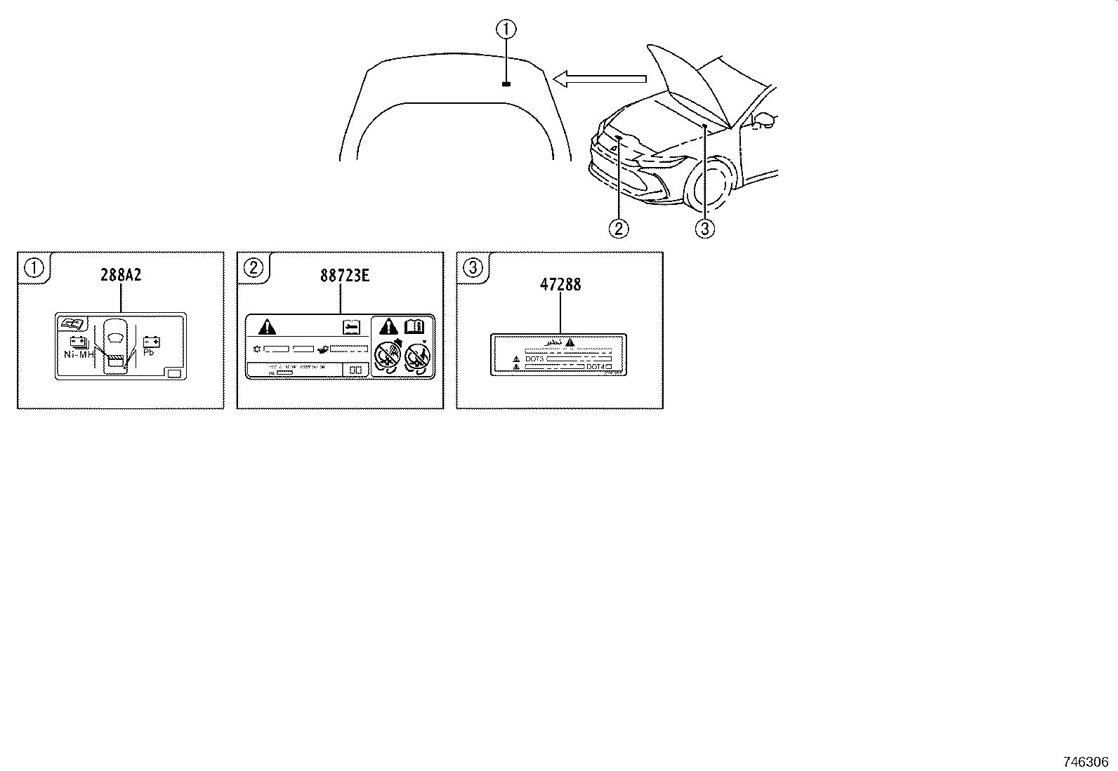 74561-30740 LABEL, FUEL CONSUMPTION INFORMATION product image