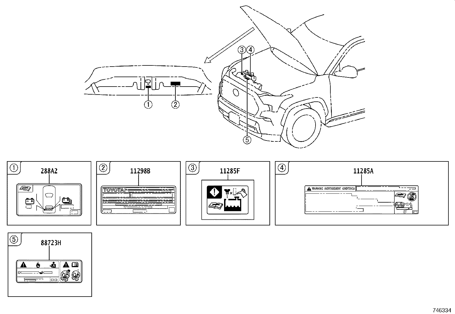 11298-F4012 LABEL, EMISSION CONTROL INFORMATION product image