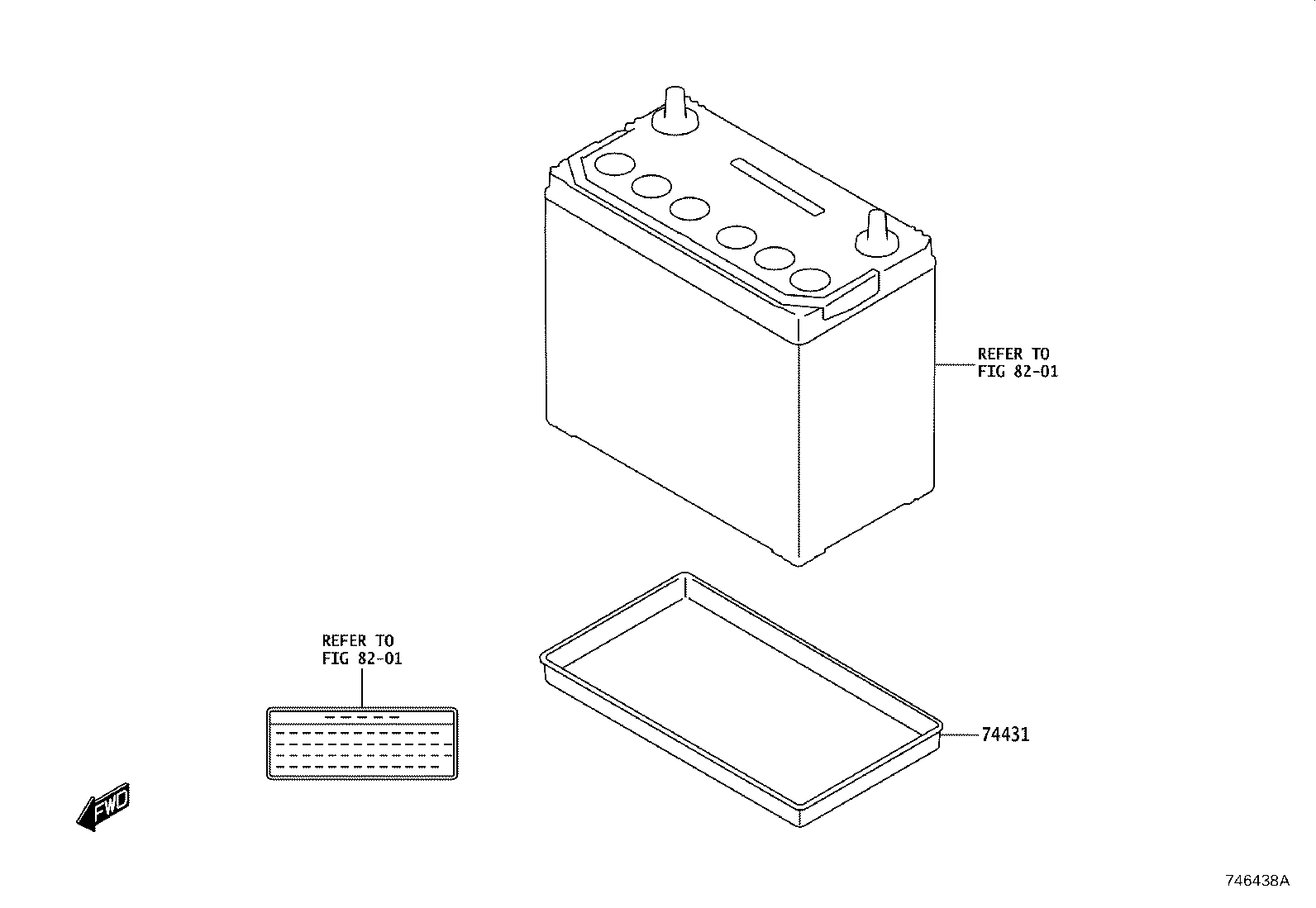 74410-WC007 CARRIER ASSY, BATTERY product image