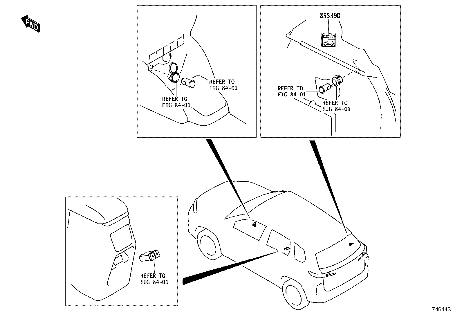 42661-WC009 LABEL, TIRE PRESSURE INFORMATION product image