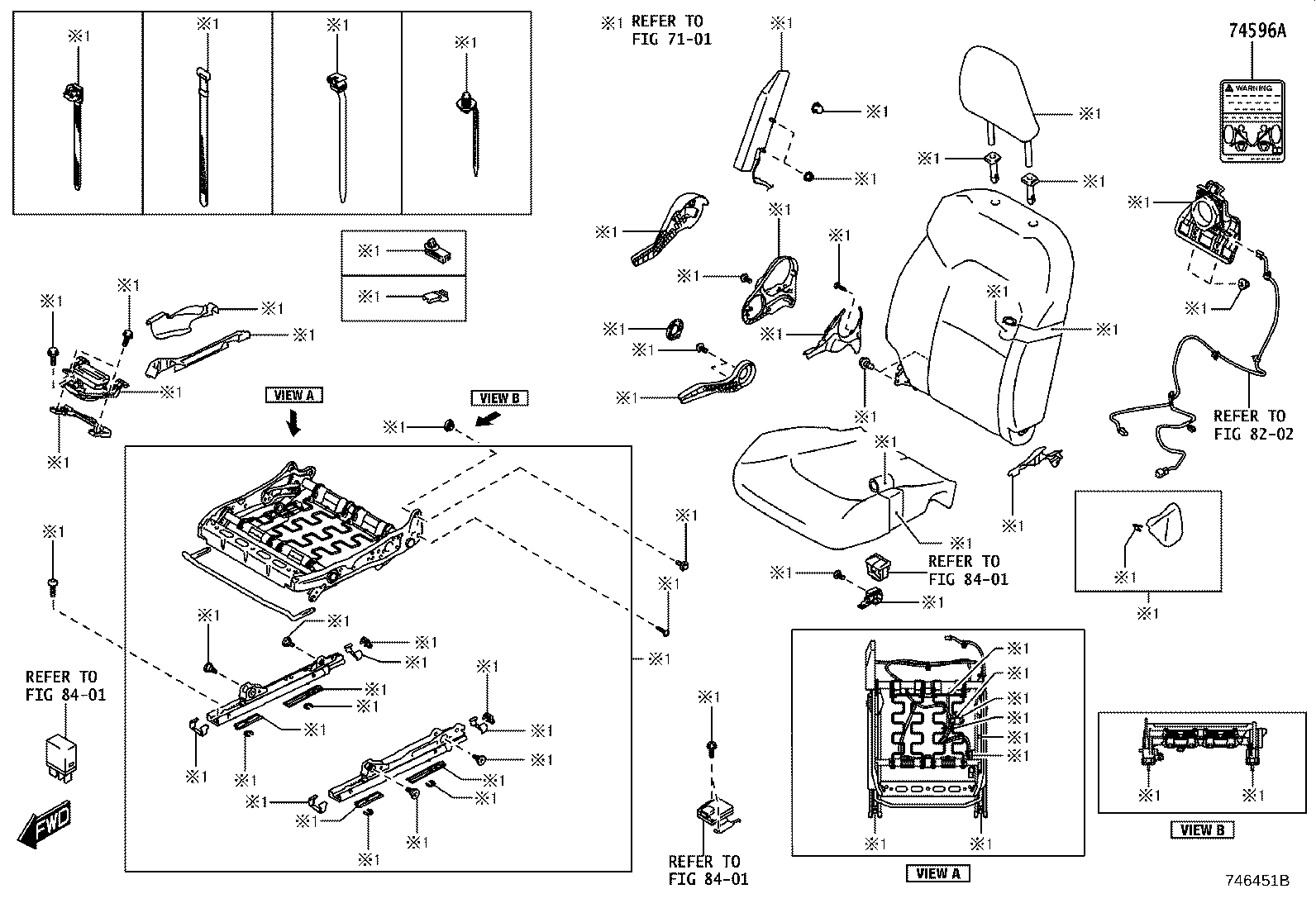 42661-WC009 LABEL, TIRE PRESSURE INFORMATION product image