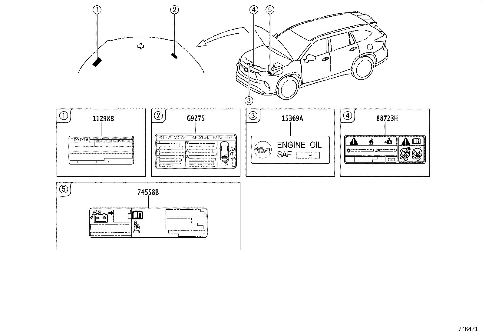 11298-0P720 LABEL, EMISSION CONTROL INFORMATION product image