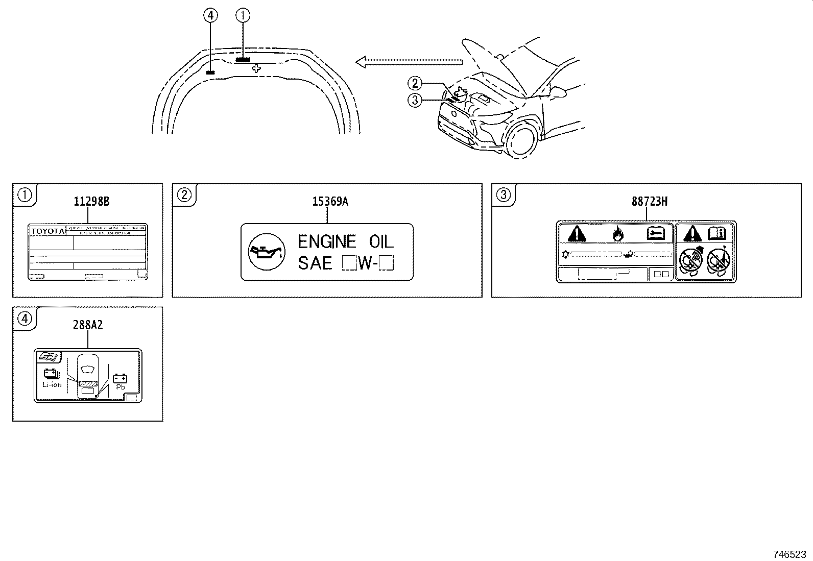 11298-F2033 LABEL, EMISSION CONTROL INFORMATION product image
