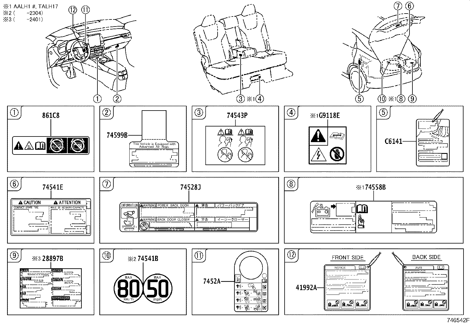 Toyota 11298-25243 LABEL, EMISSION CONTROL INFORMATION