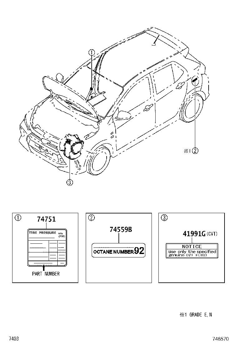 75459-BZ010 PLATE, FUEL CAUTION product image