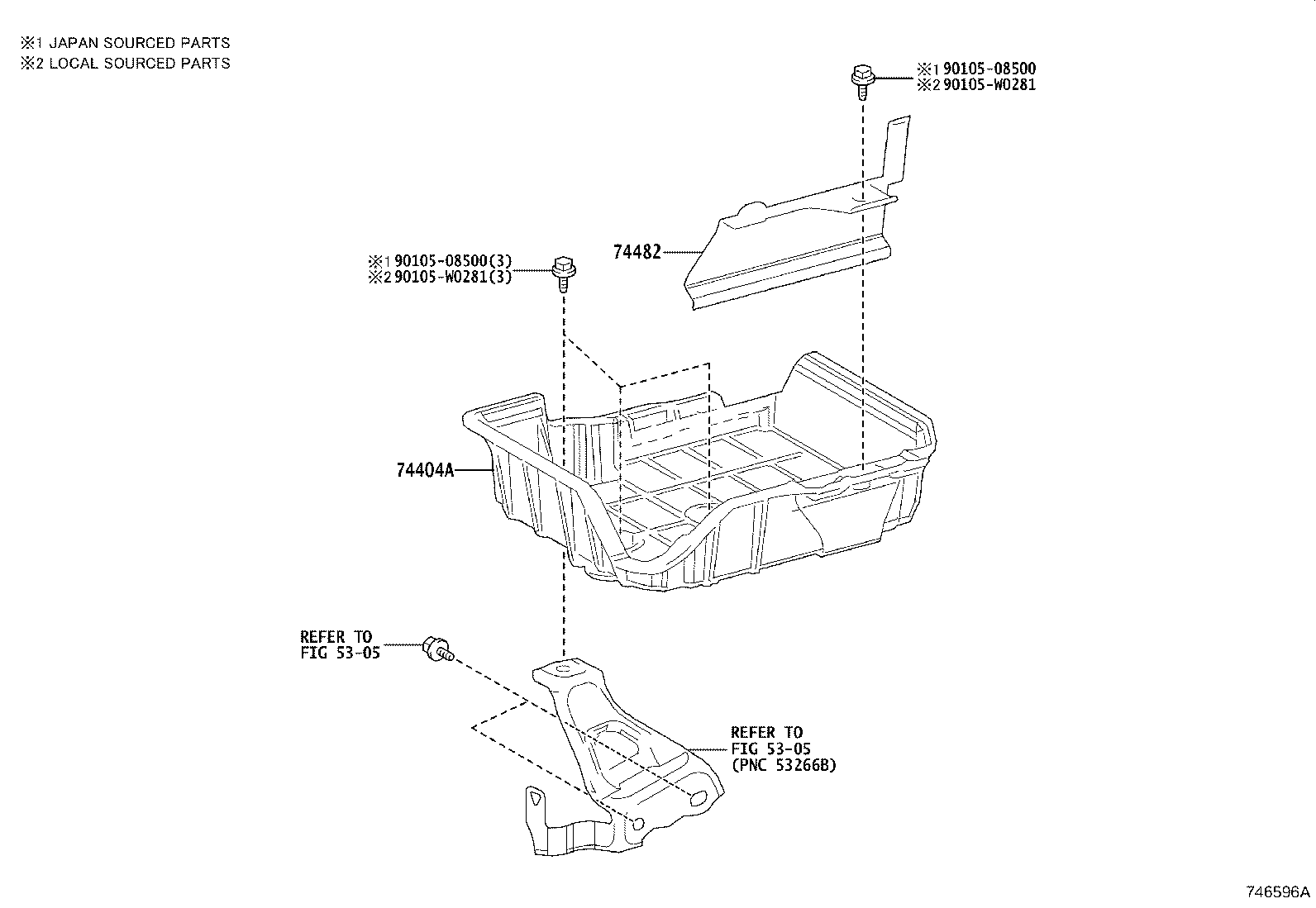 74405-02100 CLAMP, BATTERY, NO.2 product image