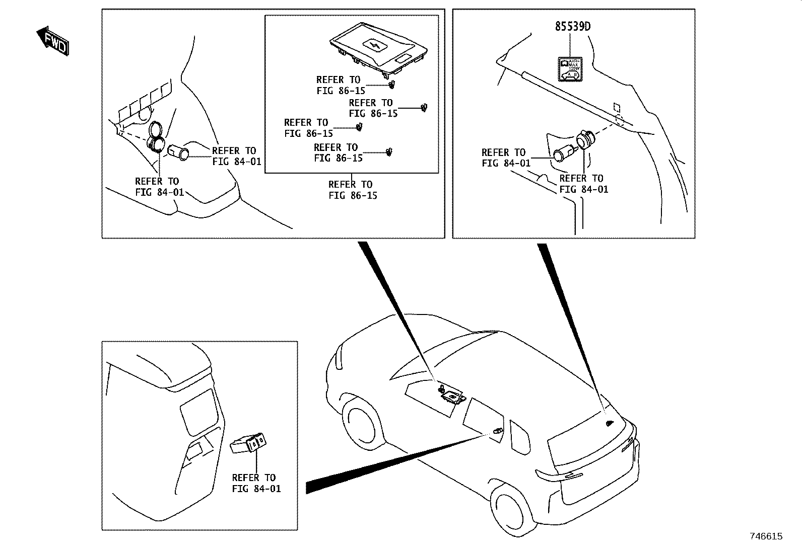 42661-WC010 LABEL, TIRE PRESSURE INFORMATION product image