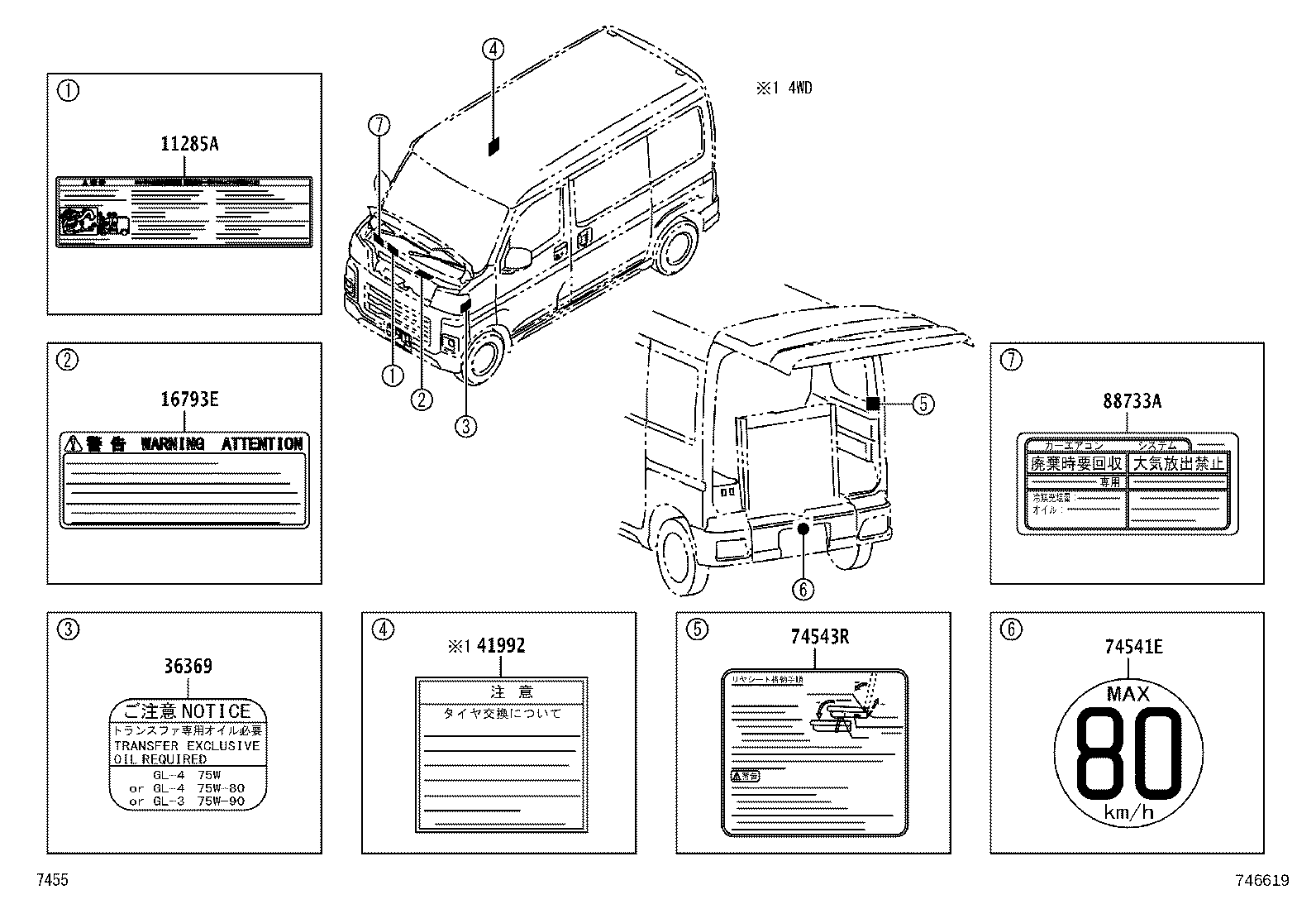 11285-B5050 LABEL, COOLANT SYSTEM NOTICE product image
