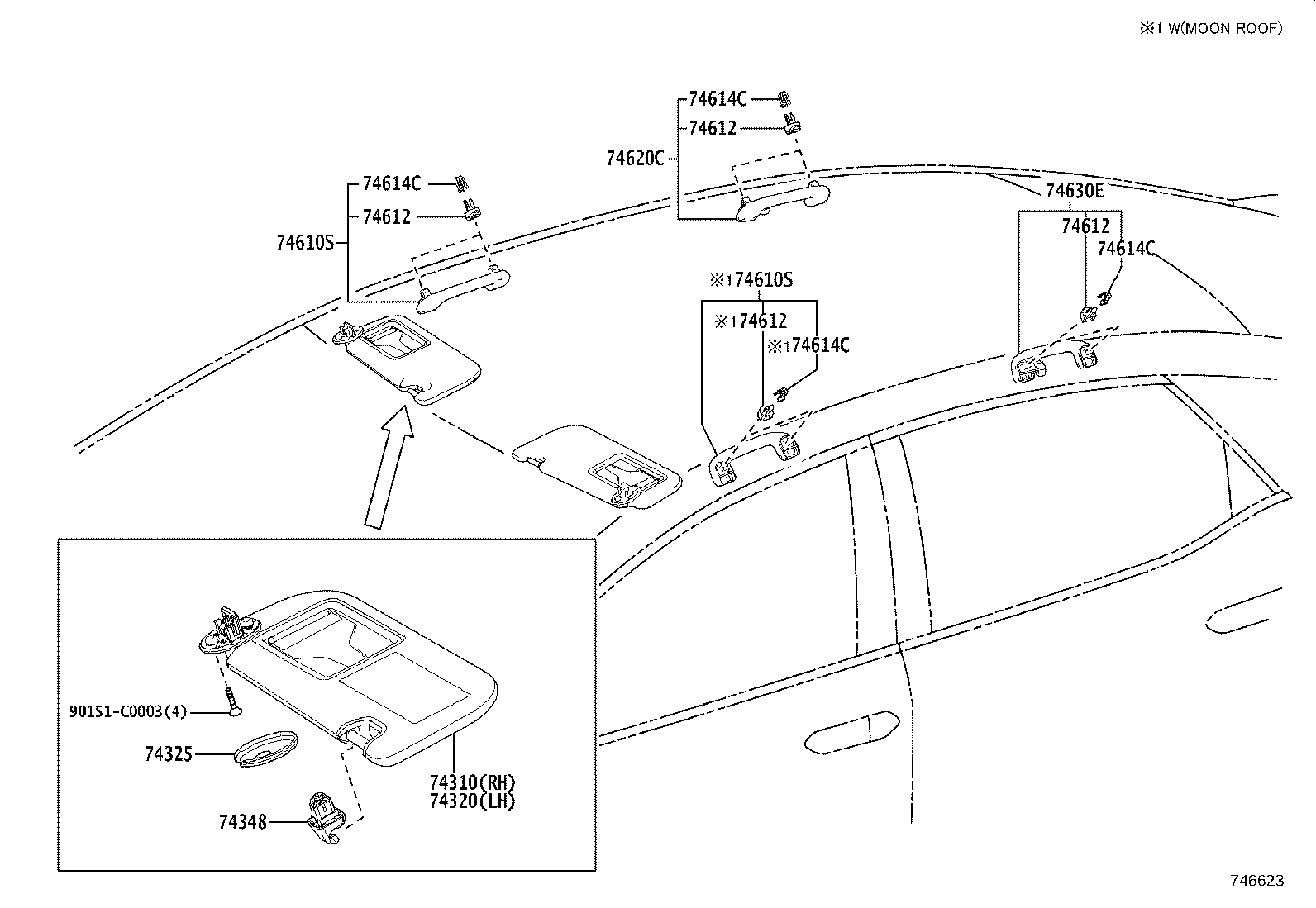 74241-03010 PLUG, FRONT DOOR ARMREST, RH product image