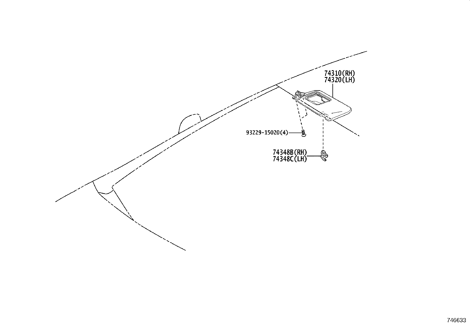 74232-47250 PANEL, FRONT ARMREST BASE, UPPER LH product image