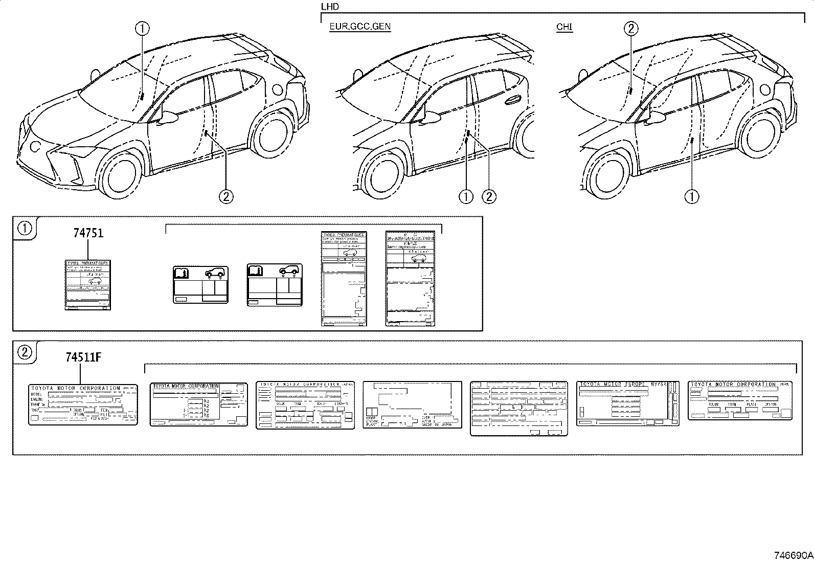 11298-24101 LABEL, EMISSION CONTROL INFORMATION product image