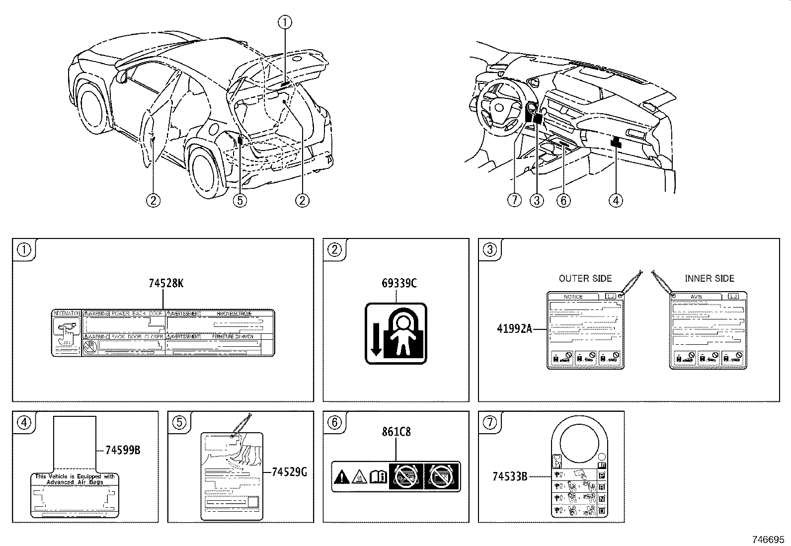 11298-24094 LABEL, EMISSION CONTROL INFORMATION product image