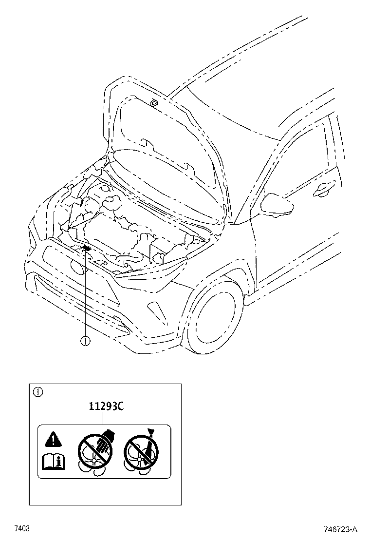 42661-BZF20 LABEL, TIRE PRESSURE INFORMATION product image