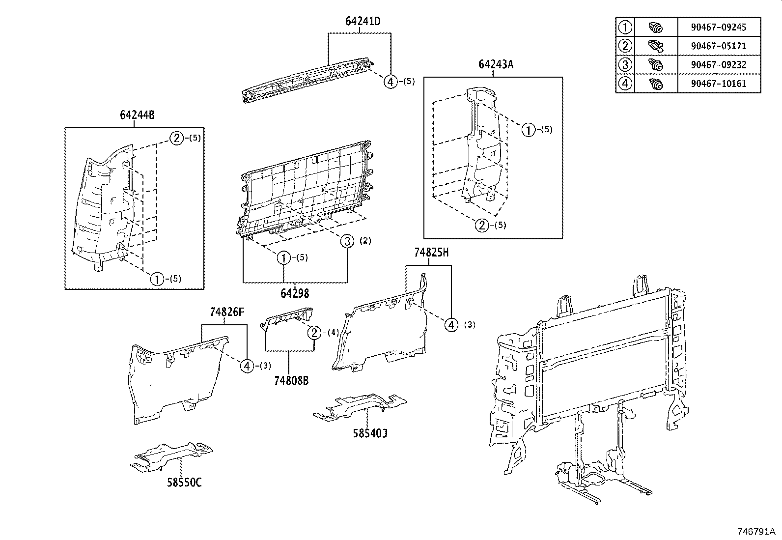 64033-V2010 GRILLE SUB-ASSY, REAR SPEAKER, RH product image