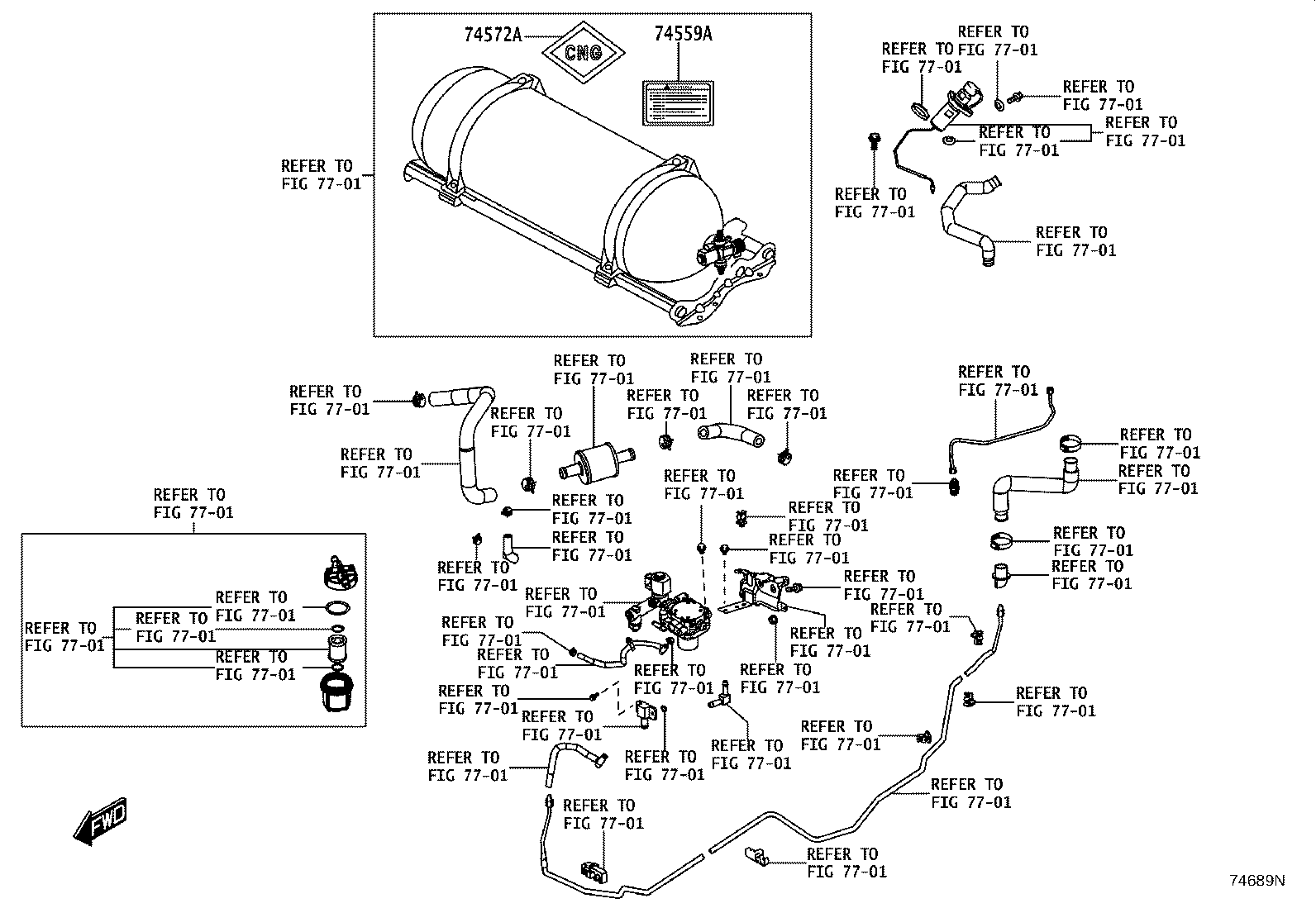 42661-WC014 LABEL, TIRE PRESSURE INFORMATION product image