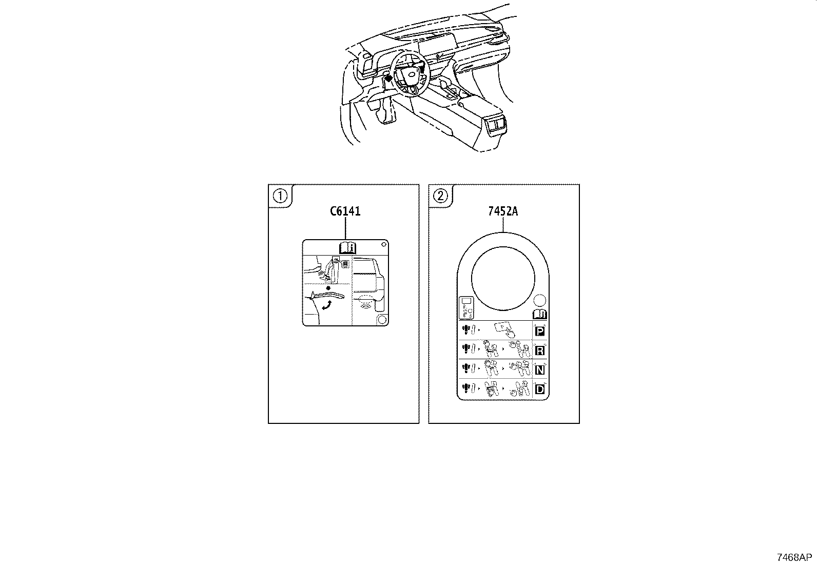 42661-30T90 LABEL, TIRE PRESSURE INFORMATION product image
