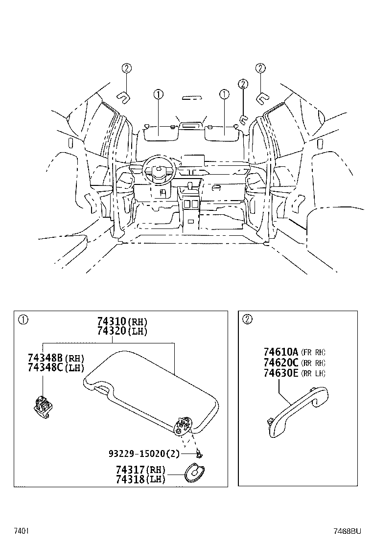 74233-BZ210-C2 PANEL, FRONT DOOR ARMREST BASE, LOWER RH product image