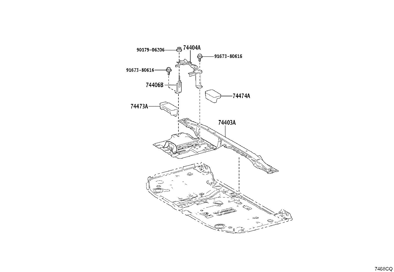 58218-52050 SPACER, BATTERY, NO.1 product image