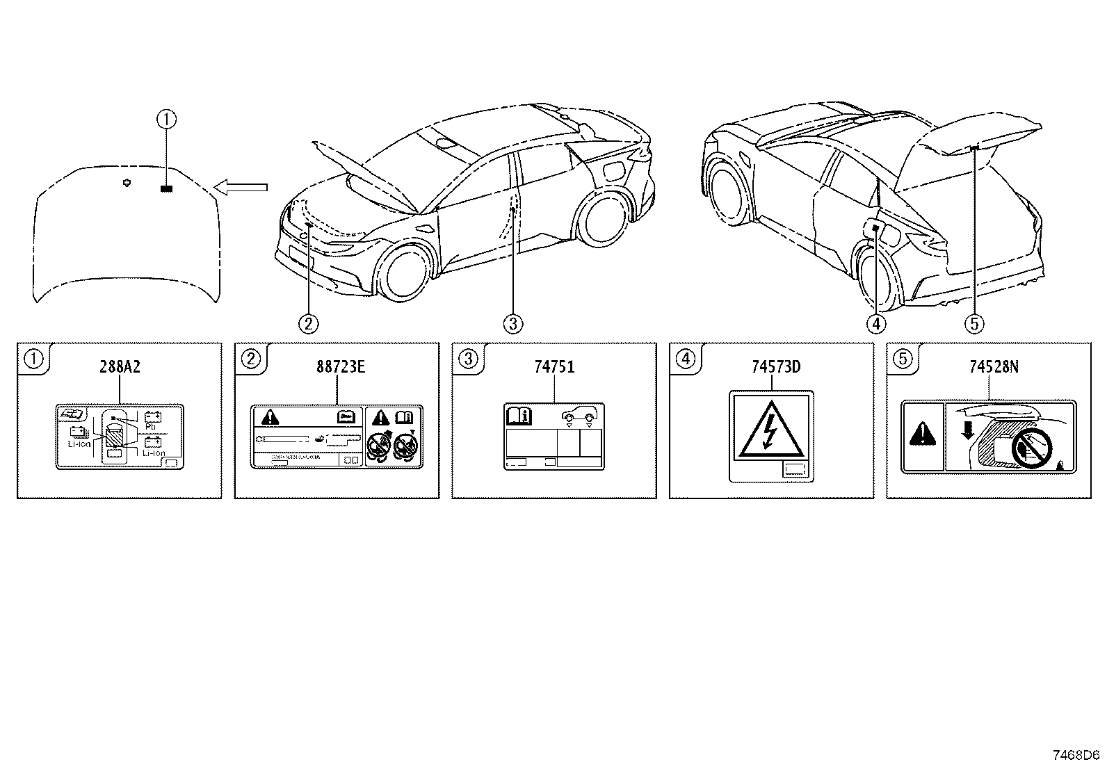 42661-03040 LABEL, TIRE PRESSURE INFORMATION product image