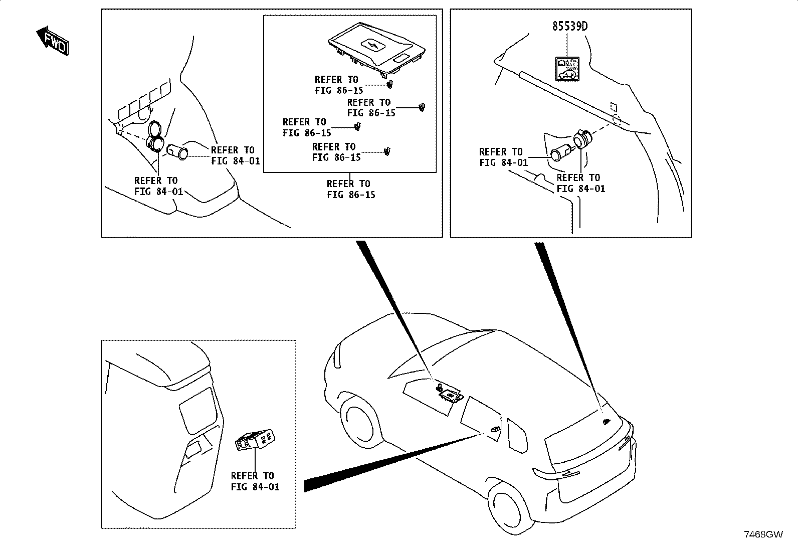 42661-WC010 LABEL, TIRE PRESSURE INFORMATION product image