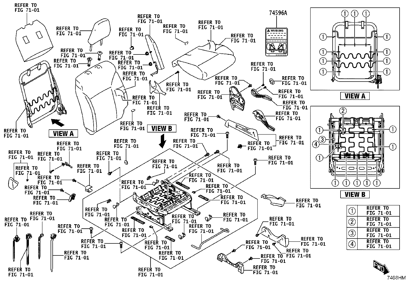 42661-WC006 LABEL, TIRE PRESSURE INFORMATION product image