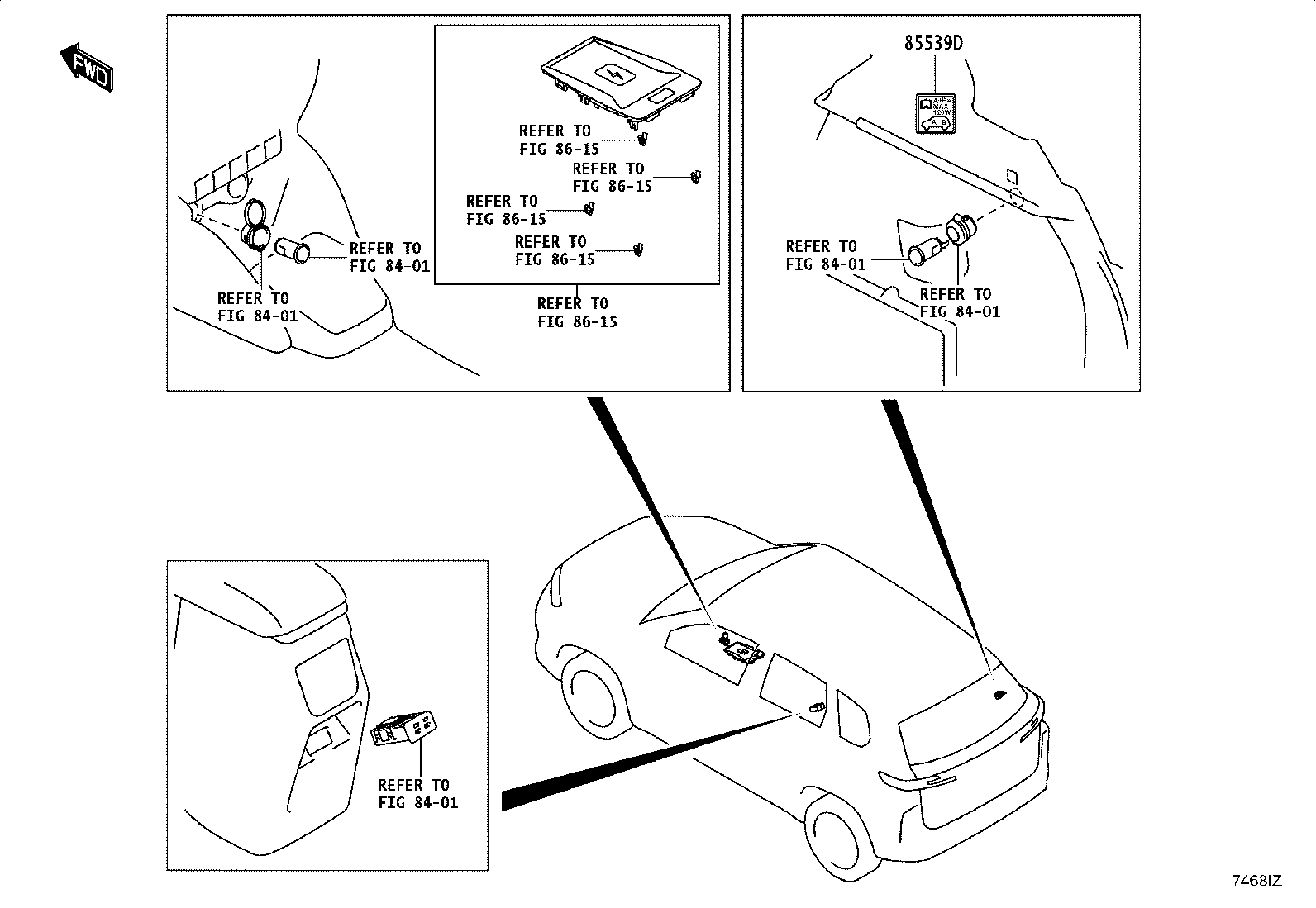 42661-WC010 LABEL, TIRE PRESSURE INFORMATION product image