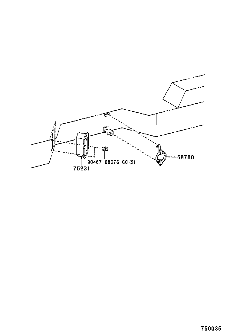 75231-95J00 BOX, TOOL BAG product image