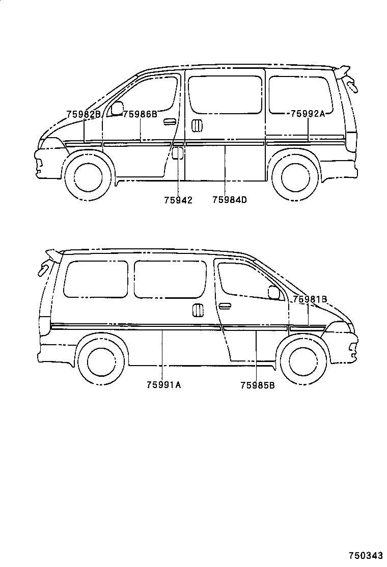 75981-26041 STRIPE, FENDER, RH product image