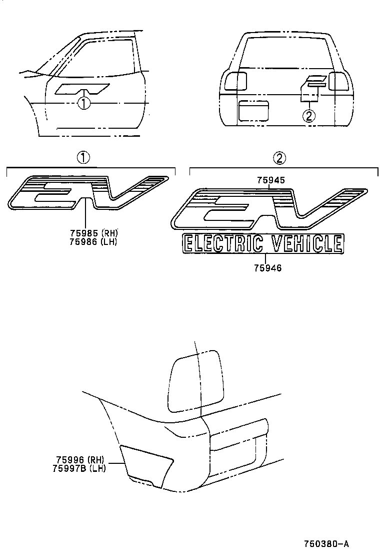 75945-42010-A2 STRIPE, BACK DOOR product image