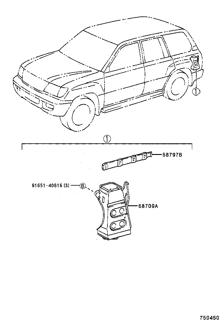 58709-60040 CARRIER SUB-ASSY, JACK product image