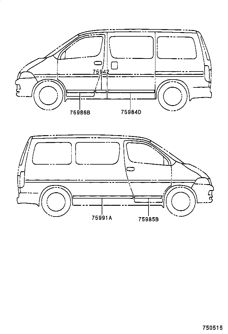 75981-26041 STRIPE, FENDER, RH product image