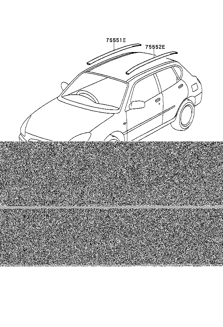 75555-97201 MOULDING, ROOF DRIP SIDE FINISH, RH product image