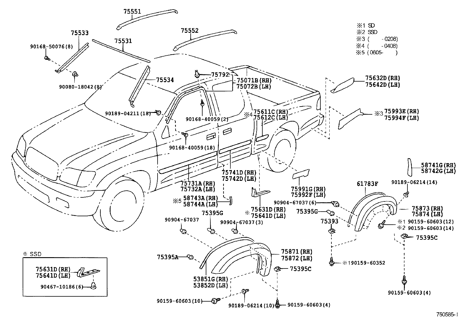 Thumbnail 3 for 75612-0C900