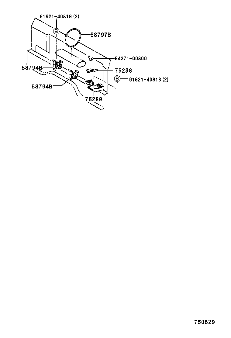 75299-37040 BASE, JACK HOLDER product image