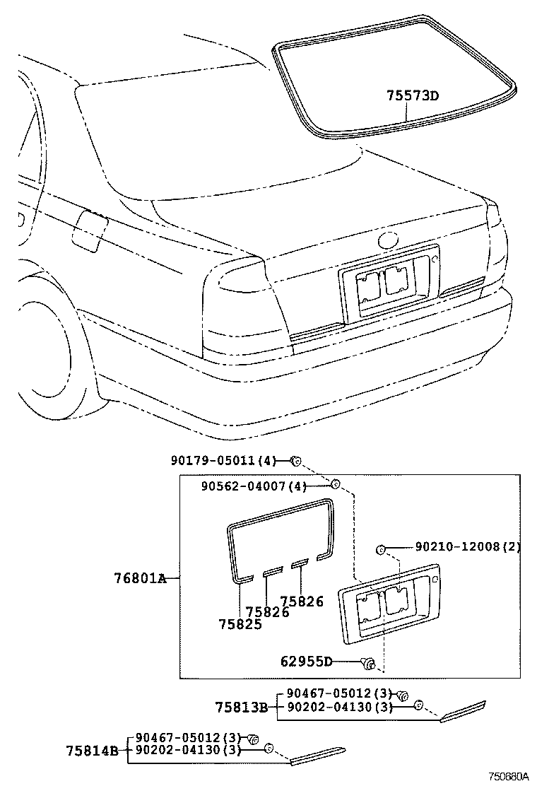 75813-31020-B0 MOULDING, BACK DOOR product image