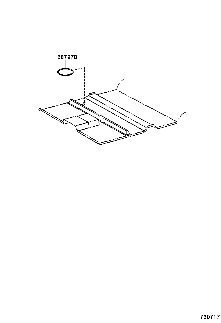 58797-0B020 BAND, JACK CLAMP product image