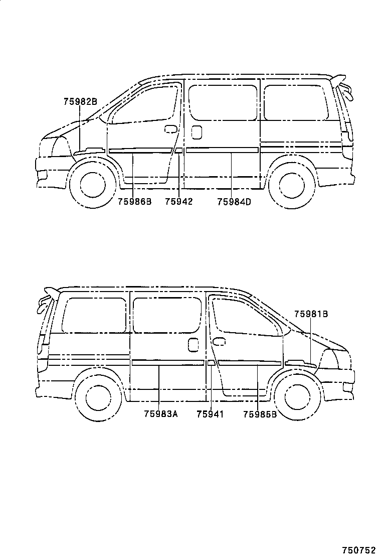 75981-26041 STRIPE, FENDER, RH product image