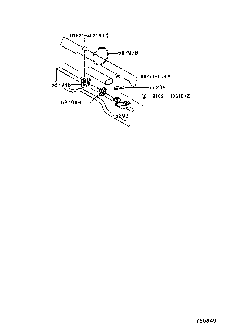 58797-37010 BAND, JACK CLAMP product image