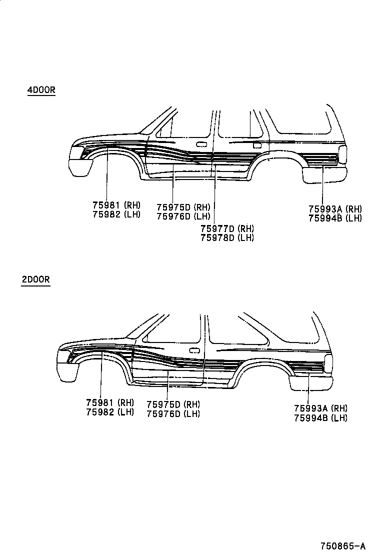 75473-35120 PLATE, BODY SIDE NAME product image