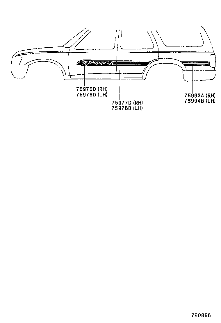 75473-35120 PLATE, BODY SIDE NAME product image