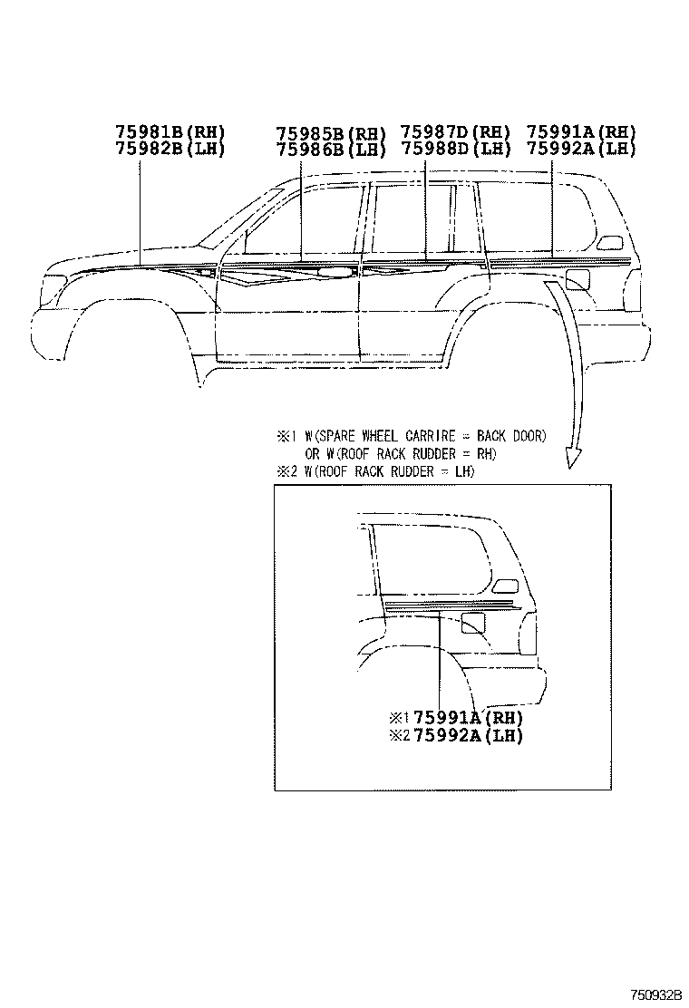 75981-60870 STRIPE, FENDER, RH product image