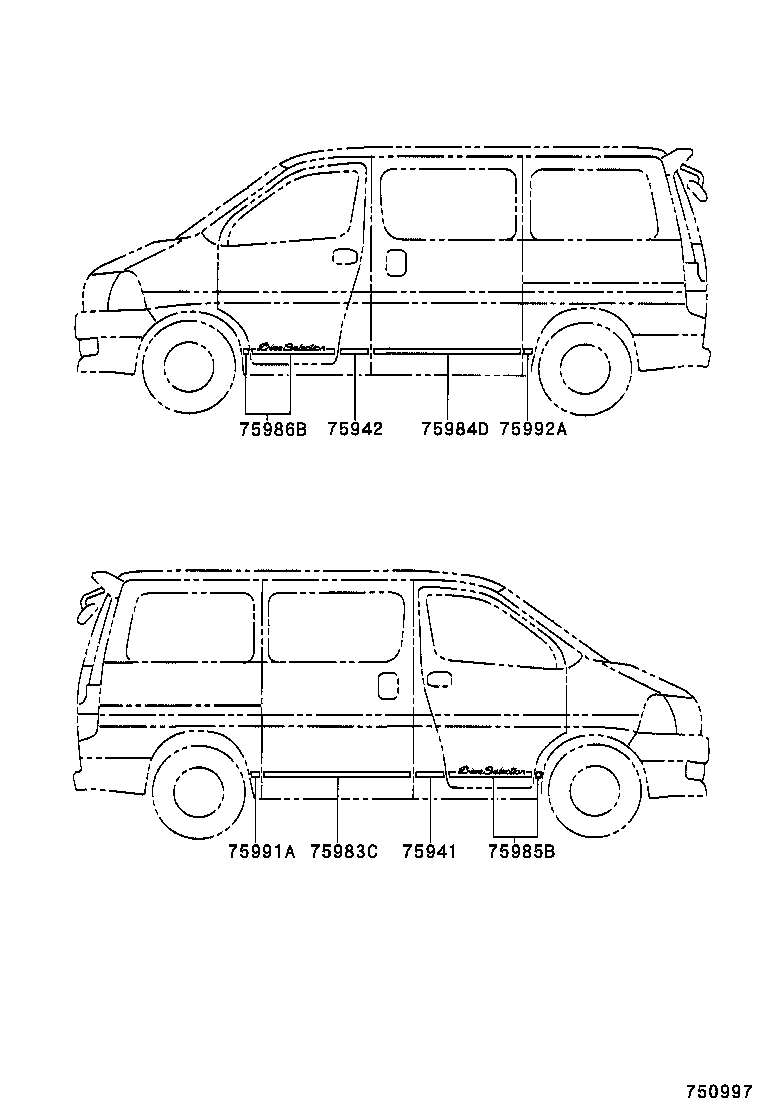 75981-26041 STRIPE, FENDER, RH product image