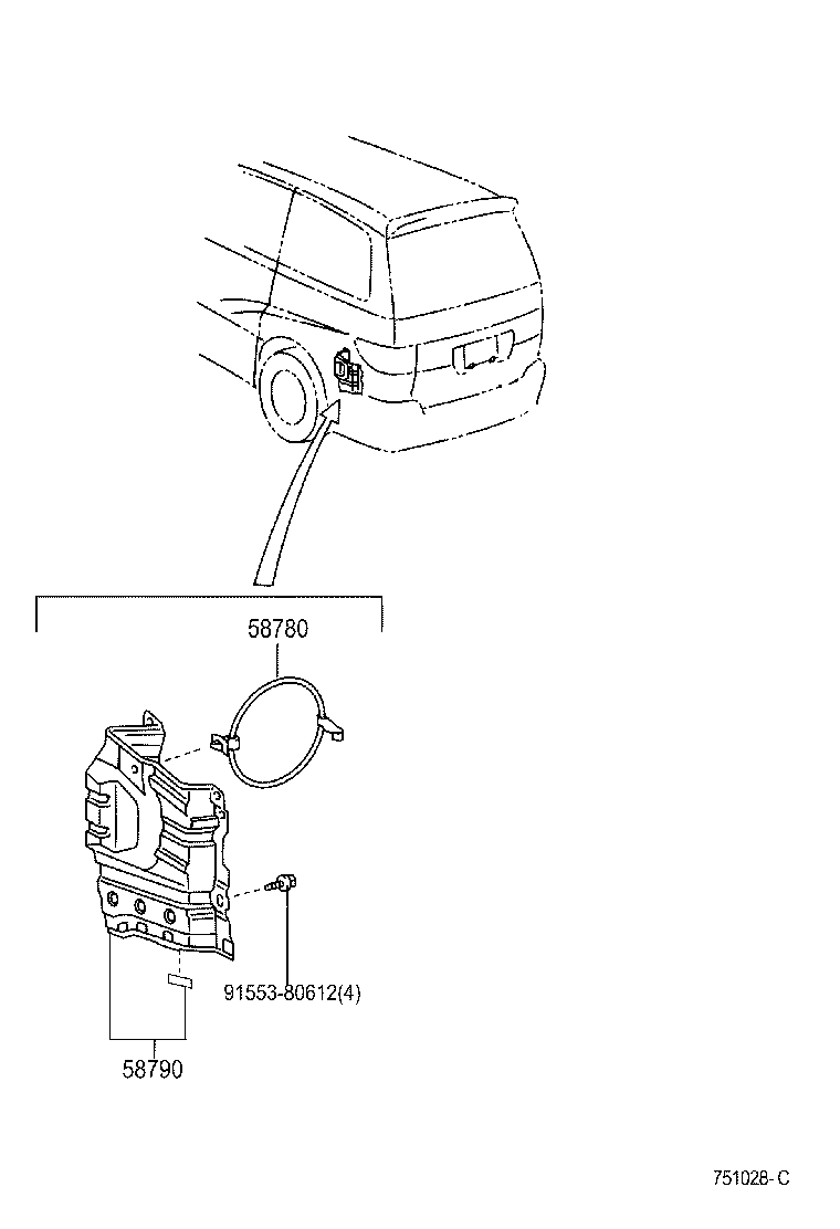 58790-28030 CARRIER ASSY, JACK product image