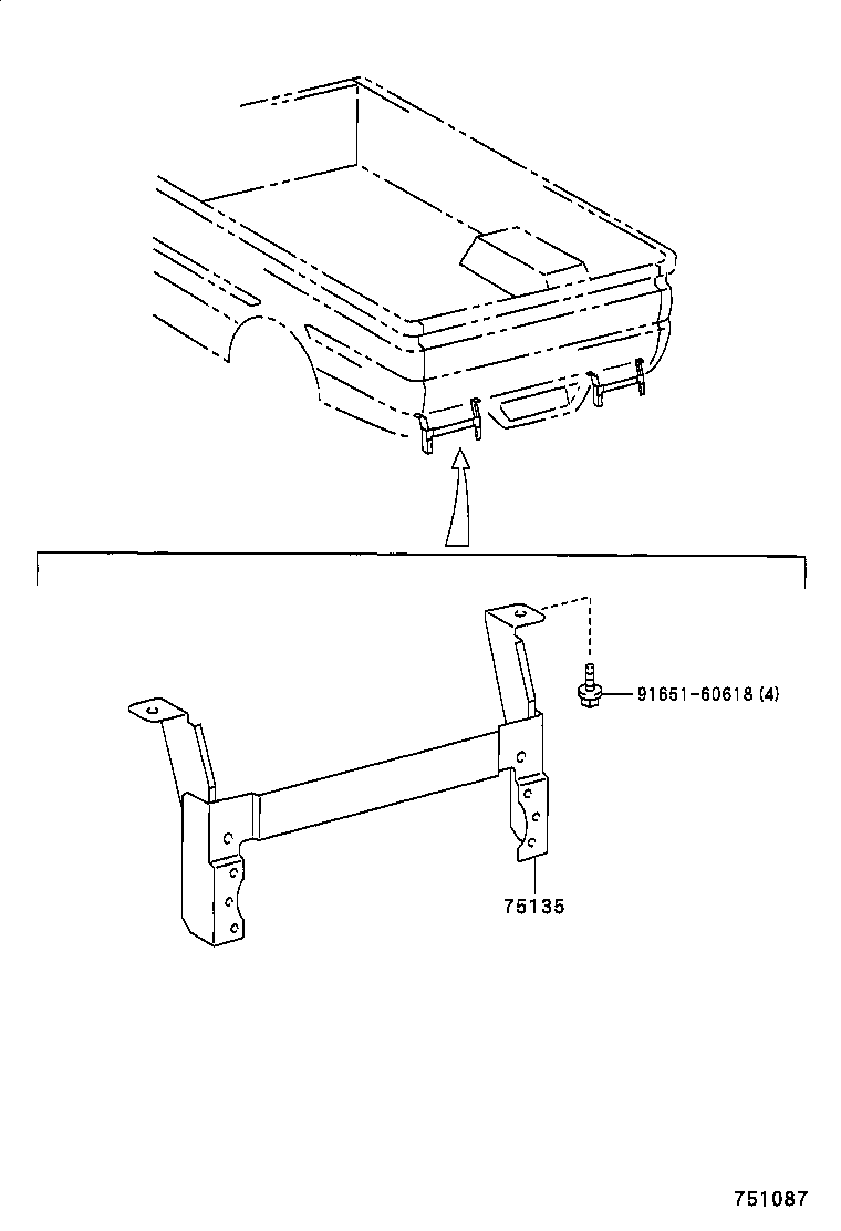 66490-YZC01 HANGER ASSY, LICENSE PLATE BRACKET product image