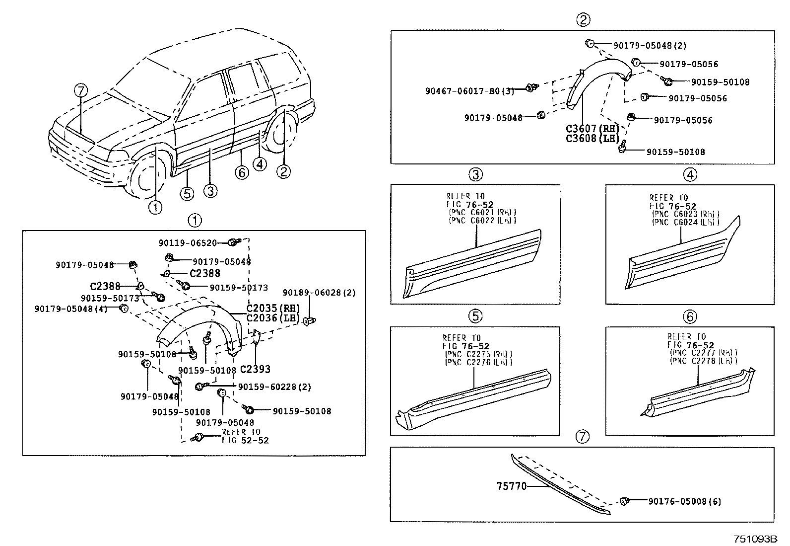 75552-38020 MOULDING, ROOF DRIP SIDE FINISH, LH product image