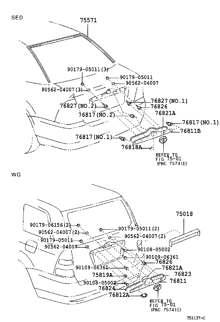 75010-44010 FRAME SUB-ASSY, REAR LICENSE PLATE product image